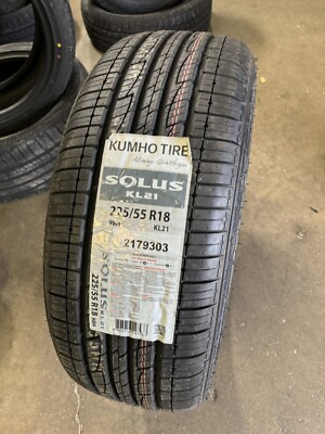 1 NEW 225/55R18 Kumho Solus Kl21 98H D.O.T 1423 225 55 R18