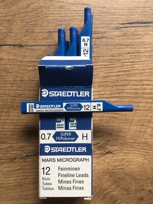 144 x Staedtler Feinmine Mars  micrograph Super- HiPolymer Feinminen 0,7 mm H