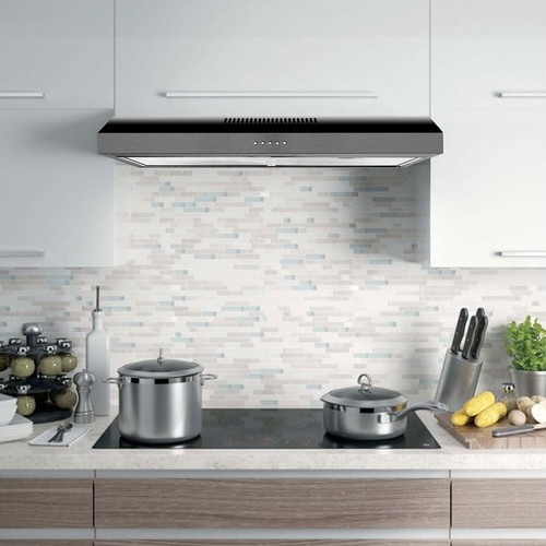 30inch Kitchen Under Cabinet Range Hood Ducted/Ductless 3-speed Vent NEW Black - Picture 11 of 12