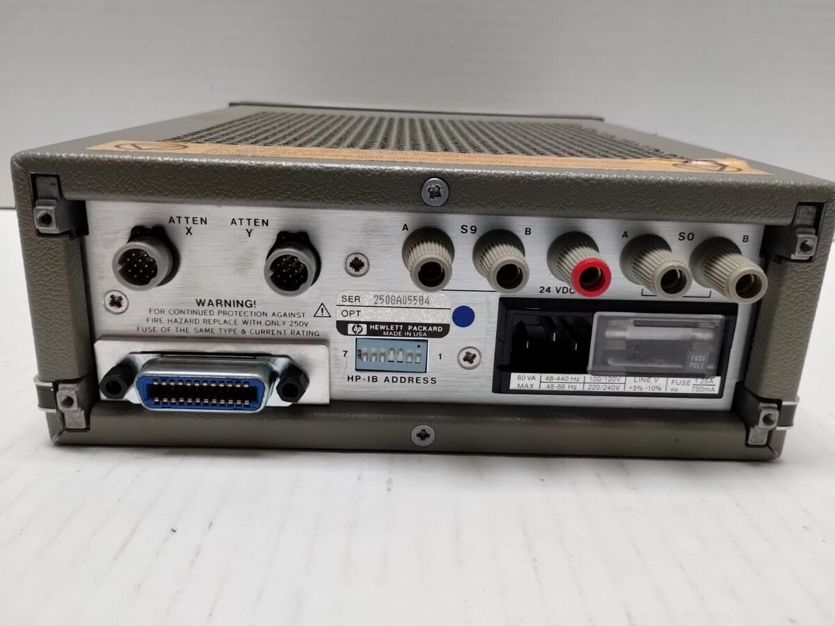HP Agilent Keysight 11713A Attenuator / Switch Driver | eBay HP Agilent Keysight 11713A Attenuator / Switch Driver | eBay