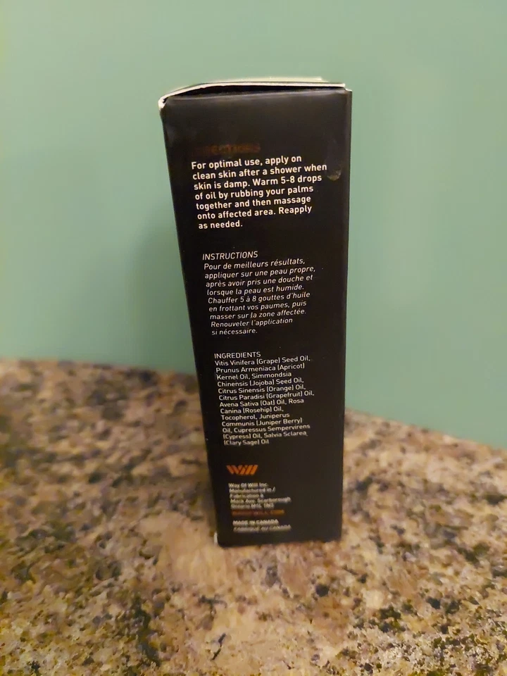 NUEVO Aceite tonificante Way of Will SLIM DEEP 100 % natural 2 oz sellado de fábrica Foto 4 de 4