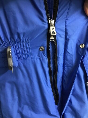 Bogner Men’s Ski One Piece Ski Suit Blue And Red Arctic Size 38/S - Picture 10 of 15