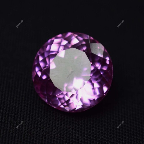Zafiro Rosa Natural 10.20 Ct Corte Redondo CERTIFICADO Piedras Preciosas Sueltas Colgante Tamaño - Imagen 1 de 5