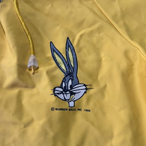 Vintage 60s 1966 Looney Tunes Bug Bunny Raincoat Jacket Cartoon RARE Size S (6) - Picture 9 of 13