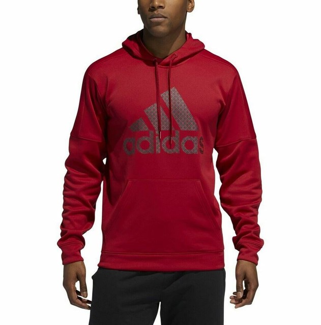 adidas Team Issue Mens Sz 2xl Hoodie Maroon Athletic Sweatshirt FR8274 