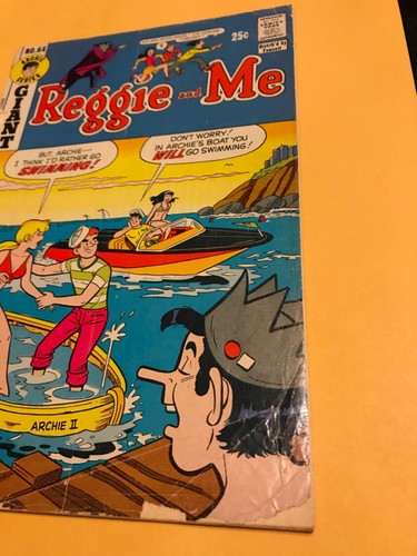 REGGIE AND ME #64: Cómics de Archie agosto de 1973 bueno+ 2,5; Gigante, Betty Cubierta de bikini - Imagen 8 de 12