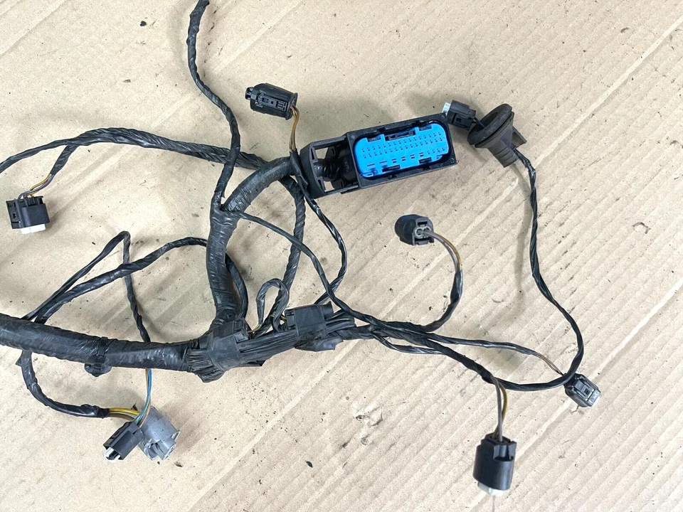 BMW X5 E53 2003 AWD 3,0 lado izquierdo del conductor compartimento del motor faro arnés de cableado OEM Foto 2 de 4