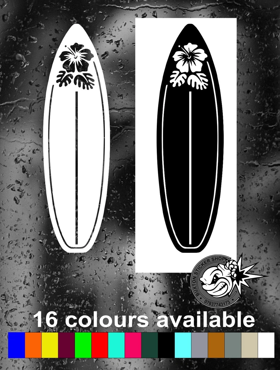Surfer Girl Sticker Decal - Vintage Design, Für Surfboard