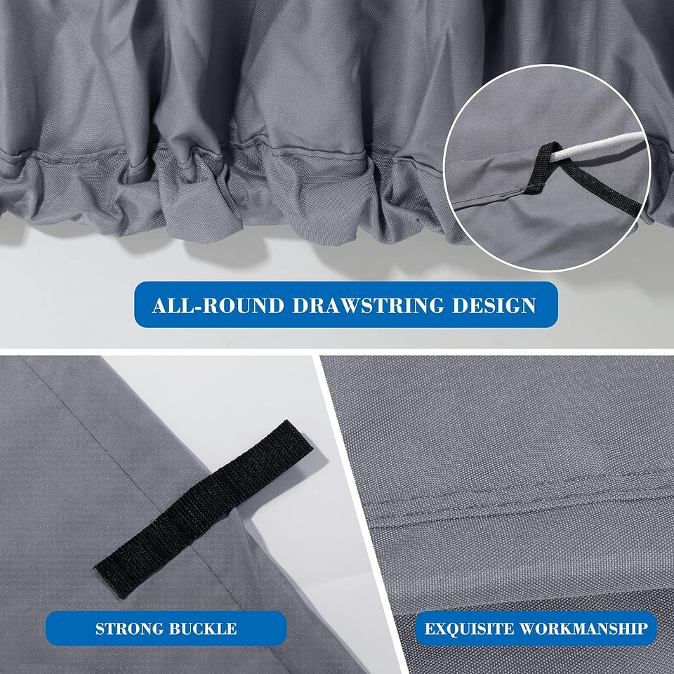 Waterproof TTop Boat Cover, for 24 to 26Ft Long Center Console Boat