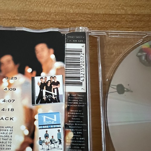 'N SYNC – TOGETHER AGAIN - 1997 - CD Maxi-Single Enhanced Version - Europop - Bild 3 von 4