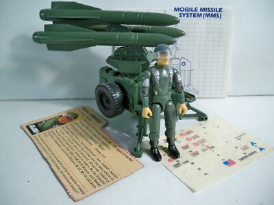 K23i00811 MOBILE MISSILE SYSTEM MMS HAWK & DECALS COMPLETE 1982 GI JOE VINTAGE 2