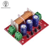400W Adjustable 2 Way Crossover Filter Universal Audio Speaker Frequency Divider