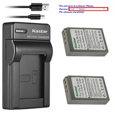 Kastar Battery Slim USB Charger for BLS-50  Olympus OM-D E-M10, E-M10 Mark II