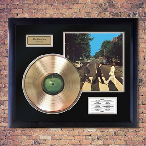 The Beatles Abbey Road Framed Tracklist Display W Album Ebay
