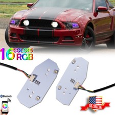 Remote Control Rgbw Multicolor Led Drl Board Lighting Kit For 13-14 Ford Mustang