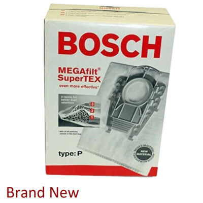 Bosch Type P, 5 Vacuum Bags + 1 Microsan Filter, BBZ52AFP2U, OEM Part 462586
