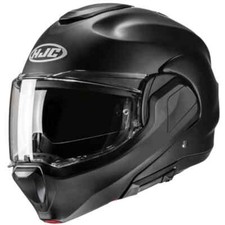 CASCO MOTO MODULARE Reversibile HJC F100 Nero Opaco SEMI FLAT BLACK taglia XS
