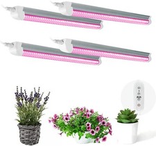 20W LED Grow Lights Full Spectrum 2FT Linkable Plant Light Growing lamp 4 Pack