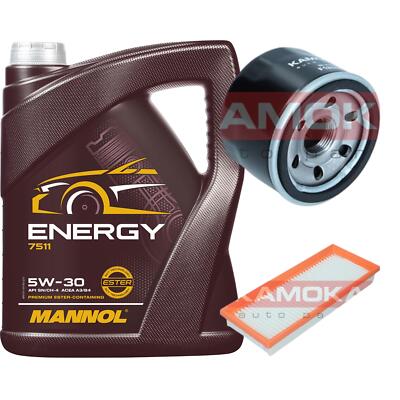 DENCKERMANN Inspektionspaket MANNOL Energy 5W-30 11L Für BMW