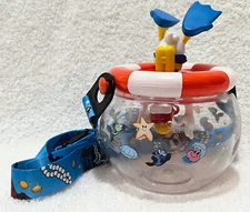 2023 Disney Parks Diving Donald Duck Drink Sipper Drinking Cup Lanyard Swimming