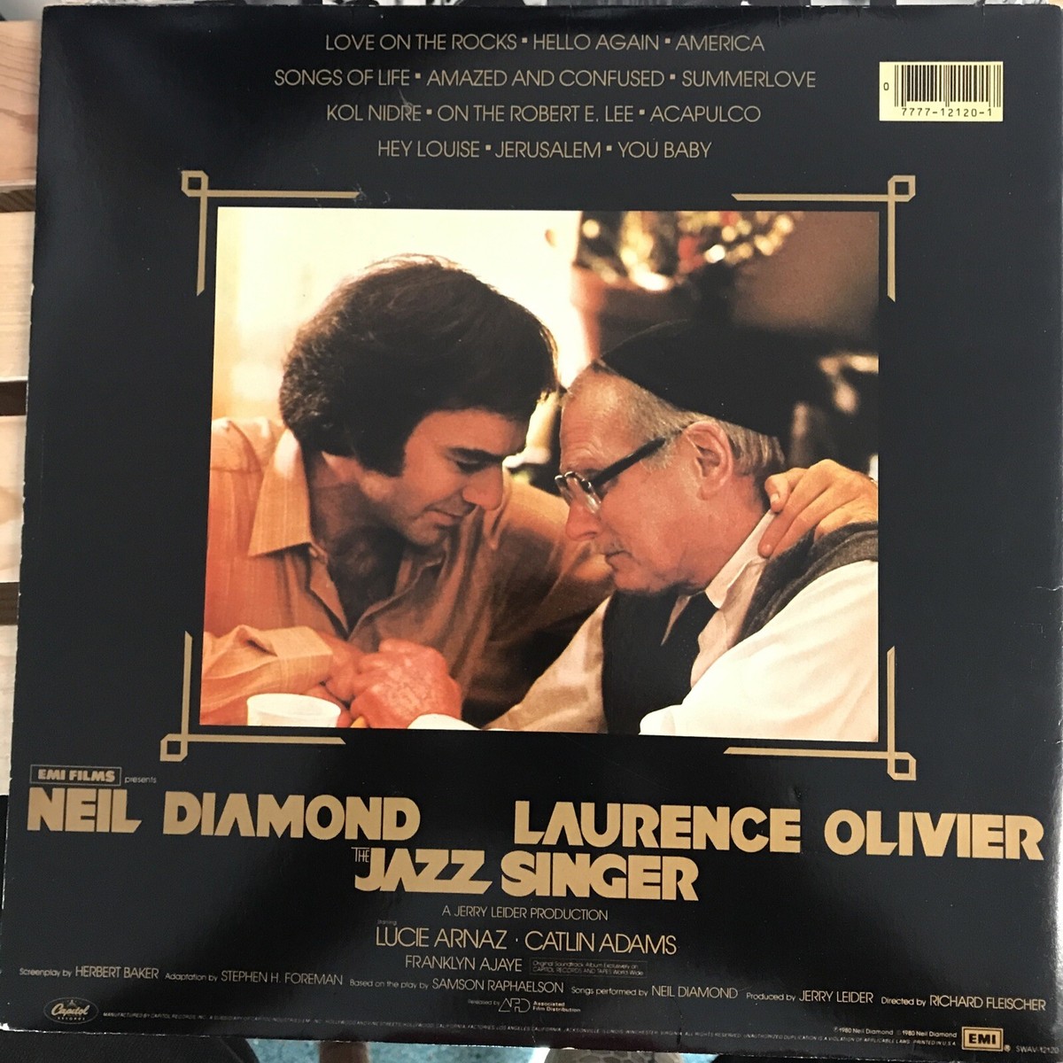 欧LP Neil Diamond The Jazz Singer 602557439434 Capitol Records 未開封 /00400 Neil Diamond ♫ The Jazz Singer ♫ 1980 Capitol Records