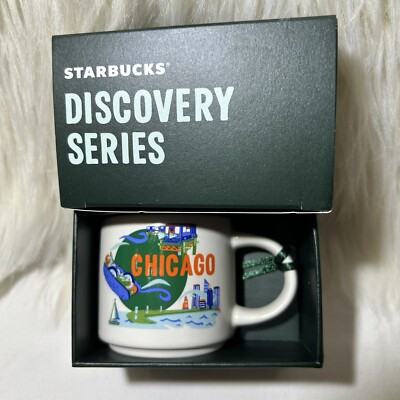 Starbucks CHICAGO Discovery Series Collectible ORNAMENT Expresso Mini Mug 2 oz.