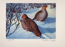 IDAHO #2 1989 STATE UPLAND GAME PRINT GRAY PARTRIDGE ARTIST  PROOF no stamps