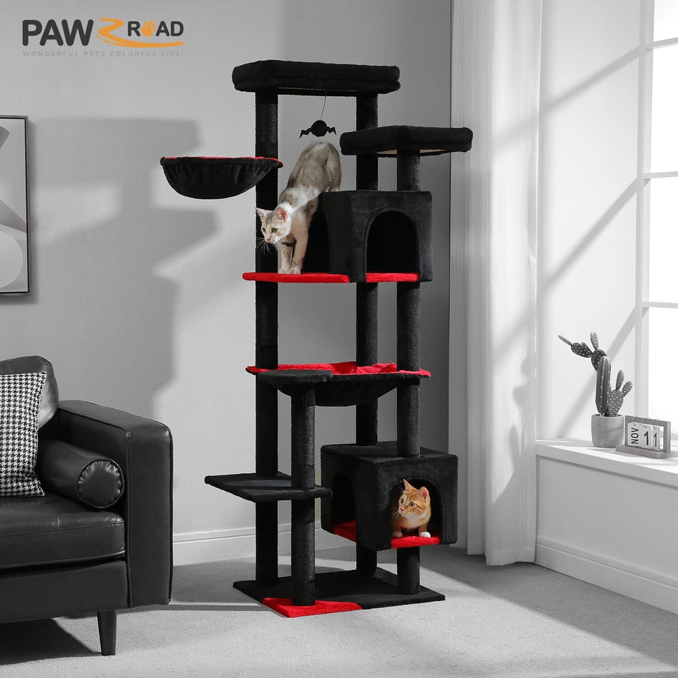 PAWZ Road Cat Tree Tower Scratching Post Scratcher Condo House Furniture 175cm - image 2 of 4