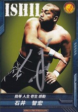 Tomohiro Ishii Signed 2013 Bushiroad Invasion New Japan Pro Wrestling Card 3038C