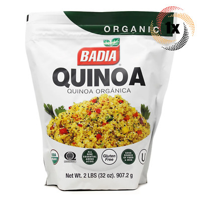 1x Bag Badia Organic Quinoa | 2lbs | Gluten Free & Kosher | Fast Shipping