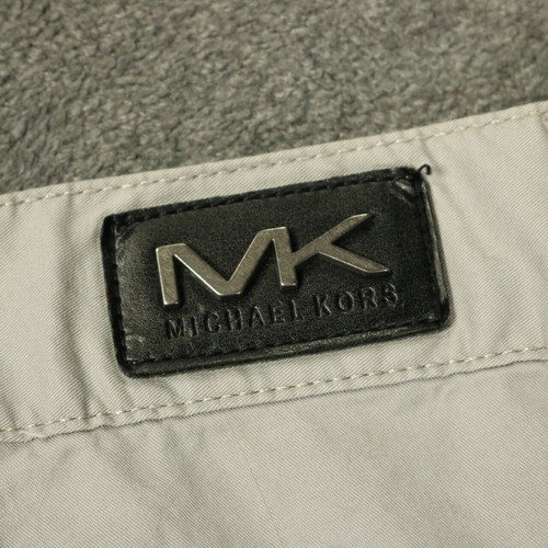 Michael Kors 100% Cotton Flat Front Casual Pants Light Gray Men's 36/32 (36x30) - Picture 13 of 23