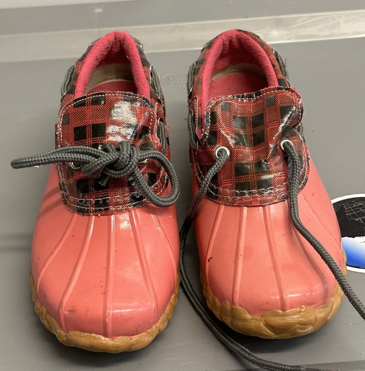 Rubber Duck Sperry Rain Shoes Womens Saltwaterche Medium Beige