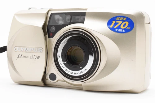 OLYMPUS μ Mju ii 170 VF Point & Shoot Compact Film Camera From Japan Near Mint
