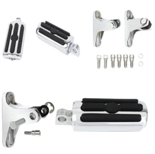 Rear Passenger Foot Pegs W/ Mount For Harley Ultra Electra Glide Classic FLHTCU 