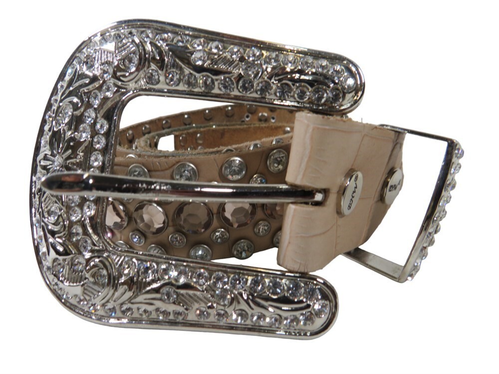 BHW Women’s Cowhide Embellished  Belt BHW Size XL Leather Belts for Women for sale | eBay main image 2