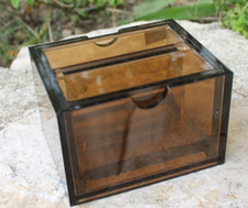 distributeur magic boite a cigarette  crap en plexiglas fumée vintage 70