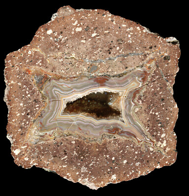 Große Nowy Kościół / Kosciol Thunderegg Achat Geode aus Polen - Kristallhöhle