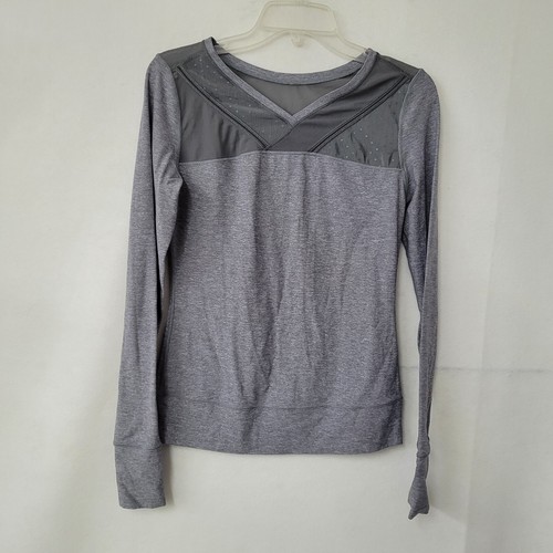 Lululemon Just Breathe Langarmshirt Damen 2 Meliert Schiefergrau Active