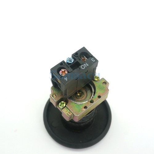 Interruttore a pulsante testa fungo momentaneo ritorno molla 22mm attacco N/C o N/O - Foto 8 di 13