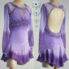 ice figure skating competition dress Gymnastics costume dance Dress dyeing