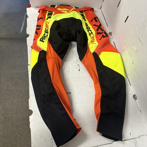 FXR Youth Clutch Pro MX Pants Black/Nuke Red/Hi-Vis (22) - Picture 2 of 2