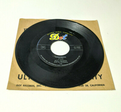 Cimarron / You're My Baby Doll - Billy Vaughn - 7'' Vinyl - 1958 - Dot - 45-15836