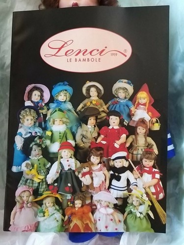 Rare Lenci Anna Doll Certified Boxed Label New+Collectible Catalog - Picture 10 of 12