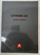 USED CITROEN ZX OWNERS HANDBOOK (ZX-GB-8006)