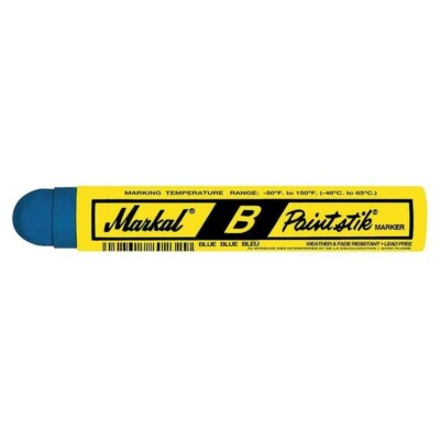 MARKAL 80225 Paint Crayon PaintStik Marker Blue - Water Resistant - 1 each