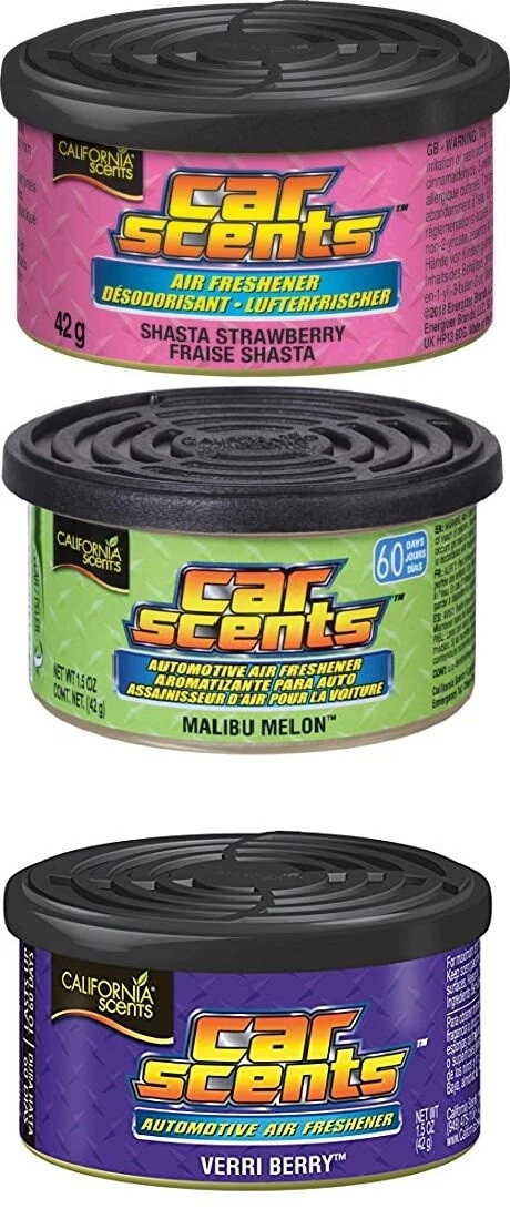Fruity Selection of California Scents Car Air Freshener - 3 Pack of Fruits, california car scents - Vimarsana News