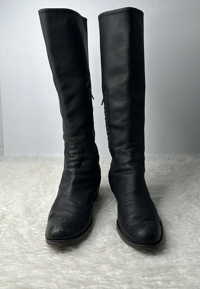 Pollini Black Riding Boot Sz 38 - Image 2 of 4
