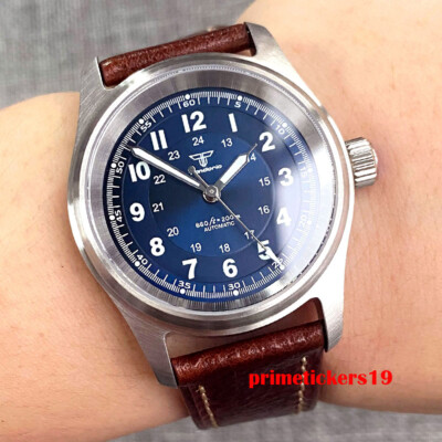 Tandorio 20Bar Sunburst Dial 36mm Automatic Men Lady Watch Sapphire NH35A PT5000