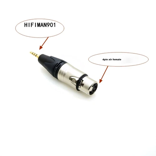 4pin XLR to 3.5mm 2.5mm Male / Female Adapter Connectors NEUTRIK Converter Plug - Picture 11 of 14