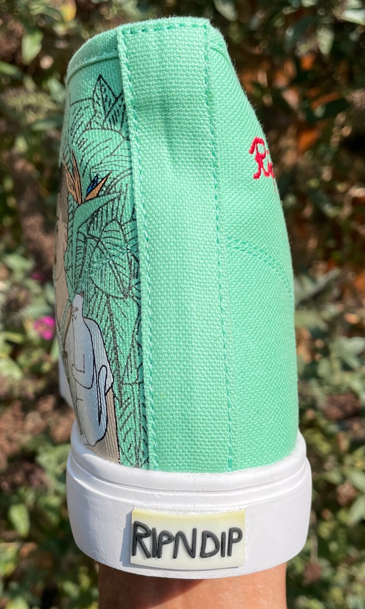 RIPNDIP Frida Kahlo High Tops (Mint) - Women display picture 1